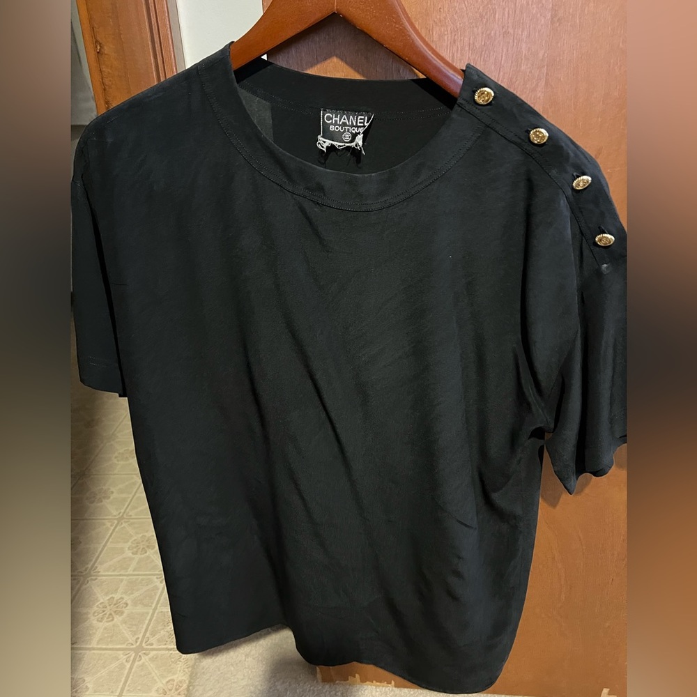 Vintage Chanel Silk Blouse